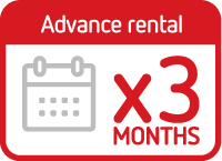 Advanced rental 3 months