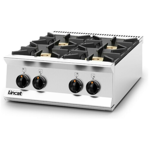 Lincat OG8003/P Opus 800 Propane Gas Counter-top 600 mm 4 Burner Boiling Top