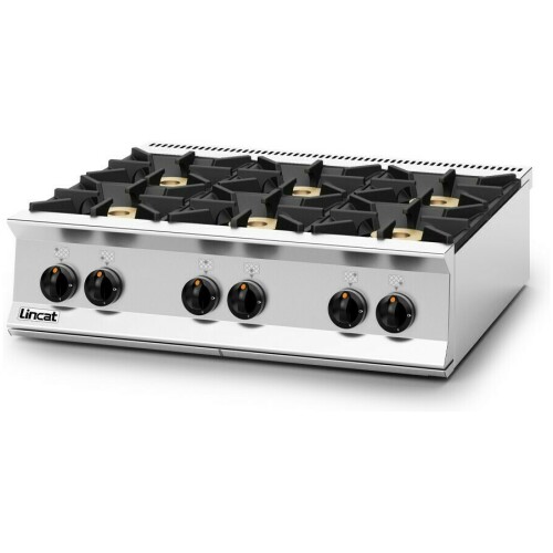 Lincat OG8004/P Opus 800 Propane Gas Counter-top 900 mm 6 Burner Boiling Top