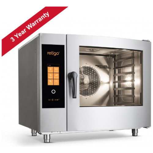 Retigo Orange O611 Plus Combi Oven - 3 Year Warranty - Side View