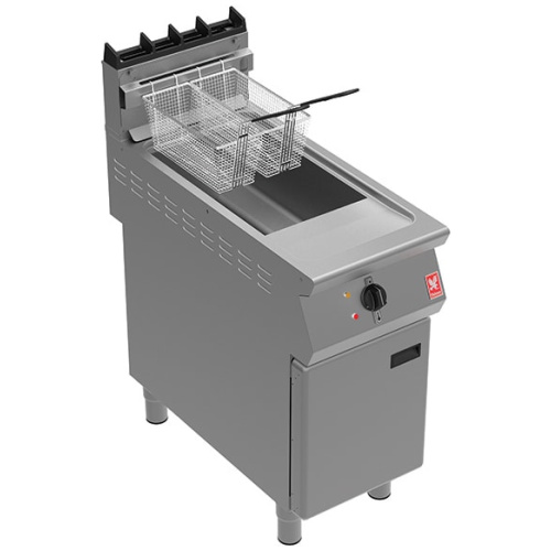 Falcon G9341 F900 Series Freestanding 18L Single Tank Twin Basket Gas Fryer