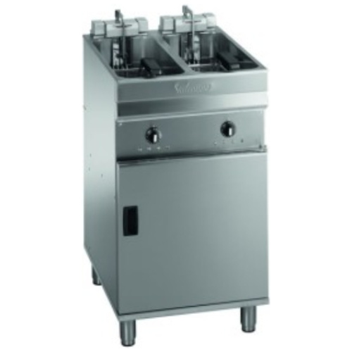 Valentine EVO2525 TP Turbo Freestanding 500mm 2 Tank 2 Basket Fryer with Filtration on Castors