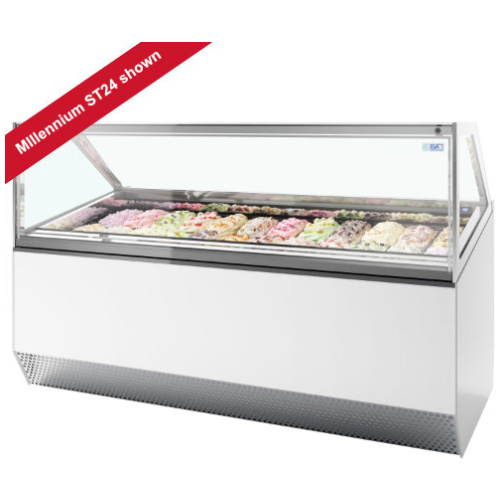 Tefcold ISA Millennium ST Ventilated Scoop Ice Cream Display Cabinet