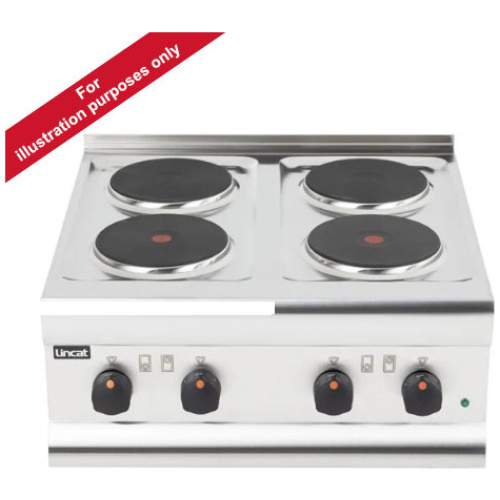Lincat HT6 Silverlink 600 Electric Countertop 4 Plate Boiling Top